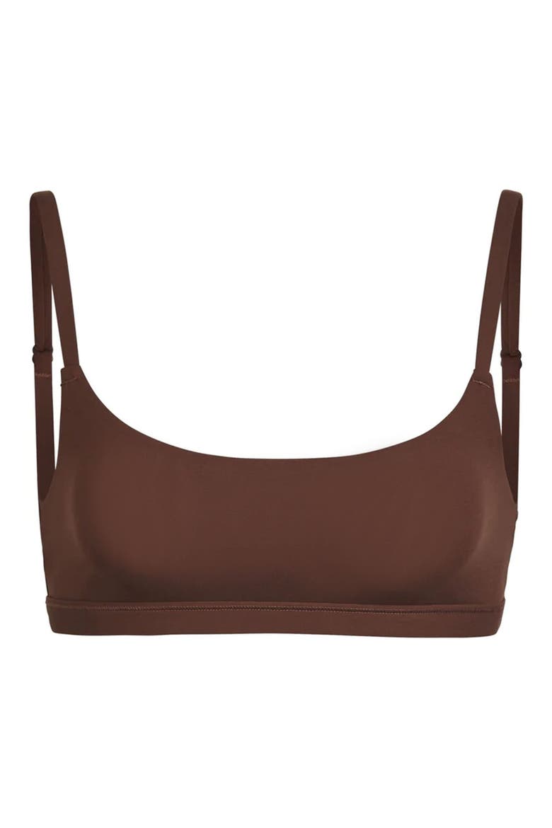 Fits Everybody Scoop Bralette, Alternate, color, COCOA