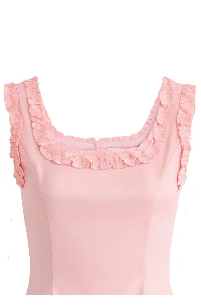 Tulleen Ruffle Strap Dress, Alternate, color, Pink