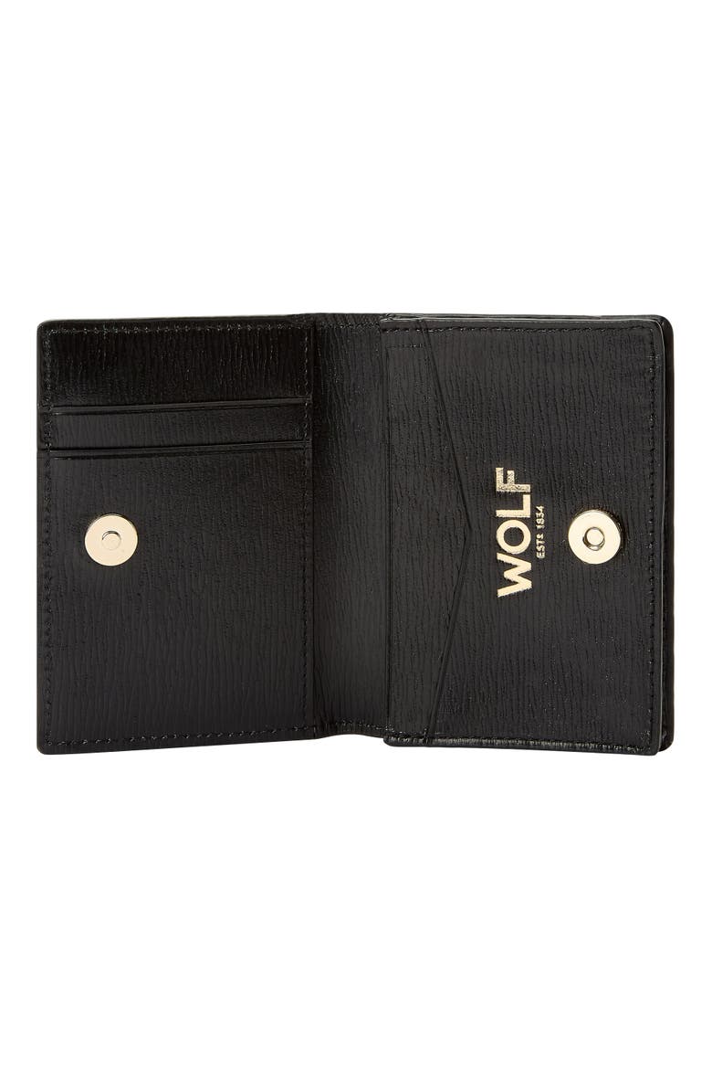 W Gusset Card Case, Alternate, color, Black