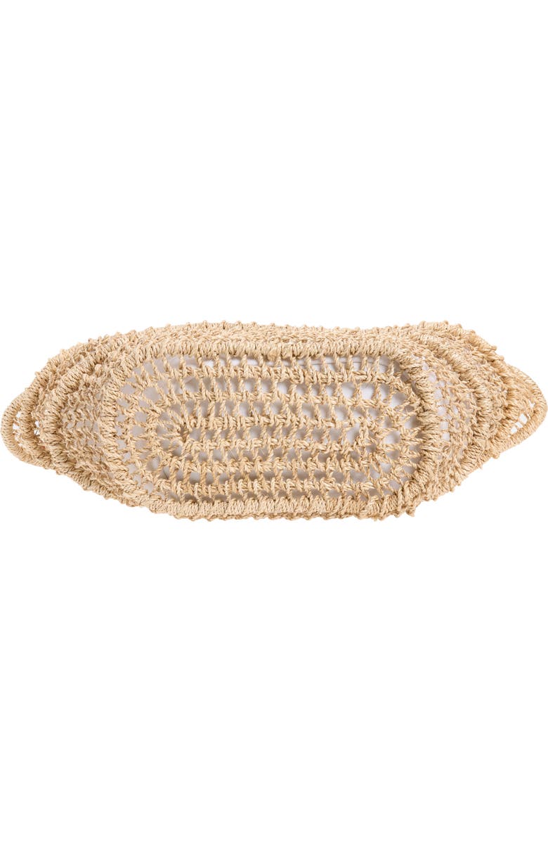 POOLSIDE The Comporta Straw Tote, Alternate, color, Sand