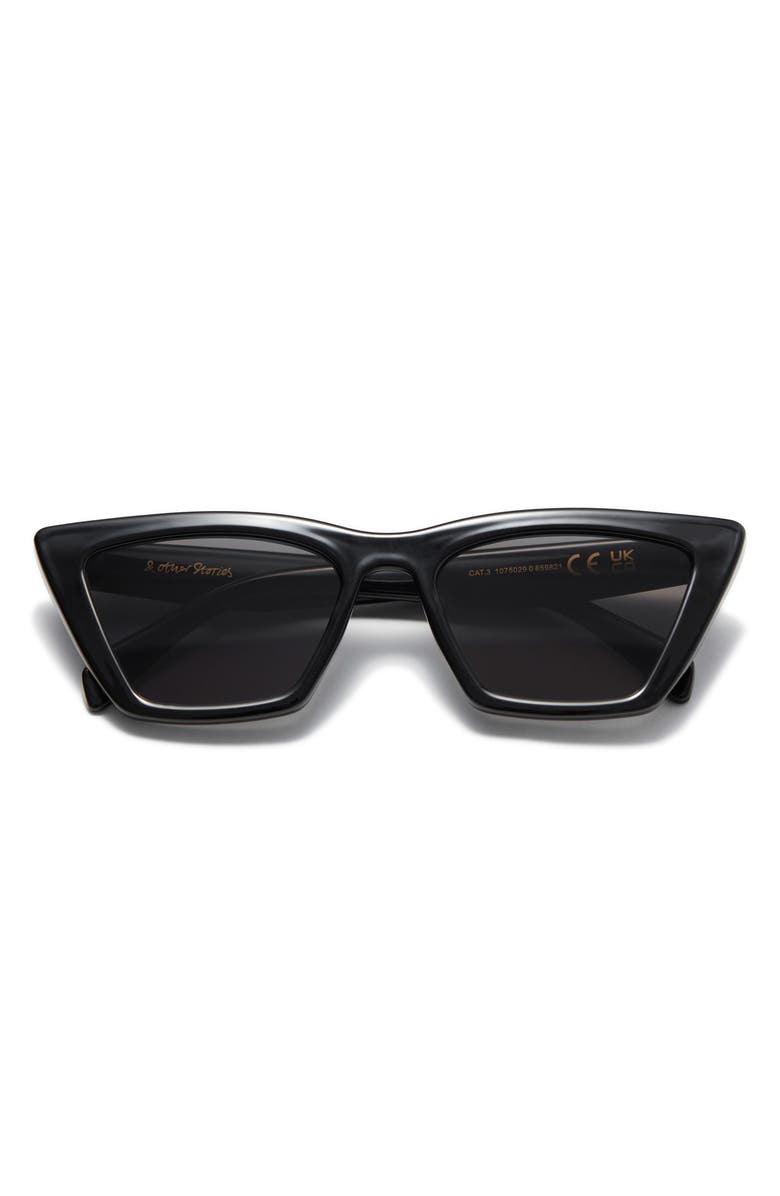 & Other Stories Gradient Cat Eye Sunglasses, Main, color, 