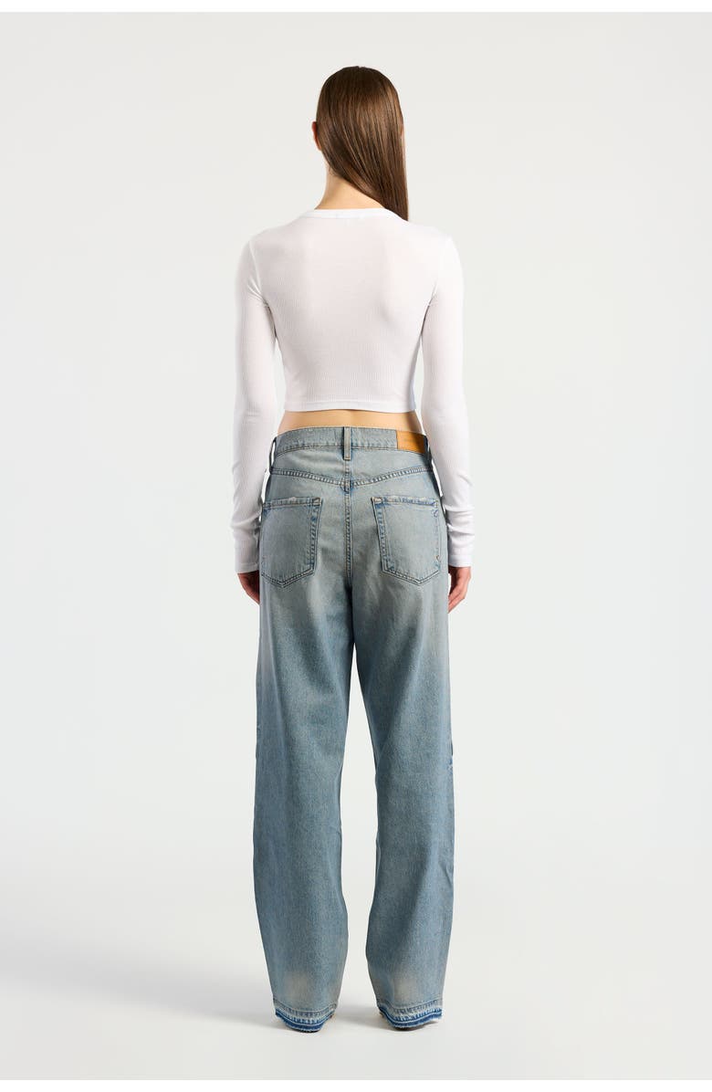 COTTON CITIZEN Verona Crop Shirt, Alternate, color, White