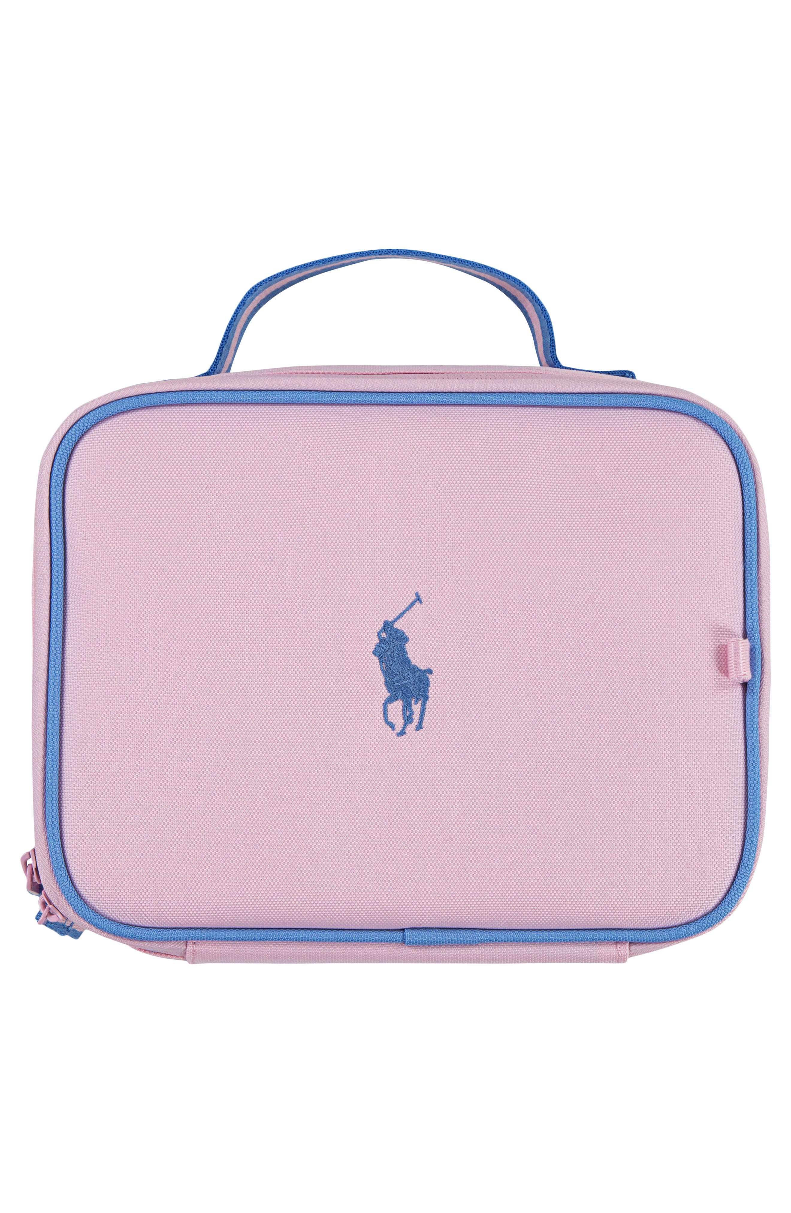 Kids' Polo Combo Backpack, Lunch Box & Pencil Case 3-Piece Set, Alternate, color, CARMEL PINK