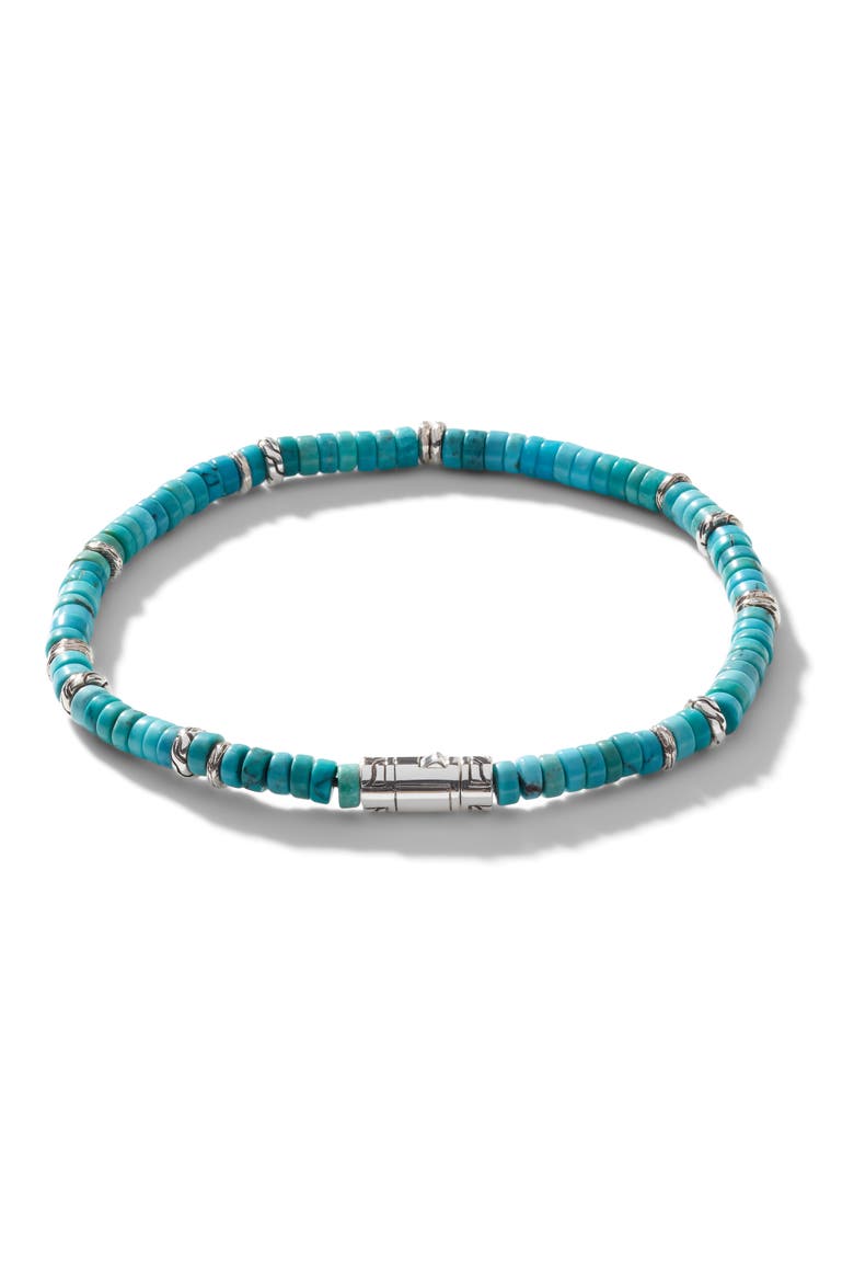Heishi Bracelet, Alternate, color, TURQUOISE
