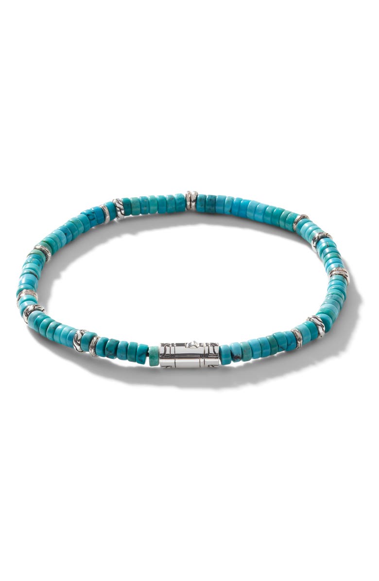 John Hardy Heishi Bracelet, Alternate, color, Turquoise