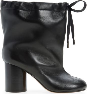 Drawstring Tabi Bootie
