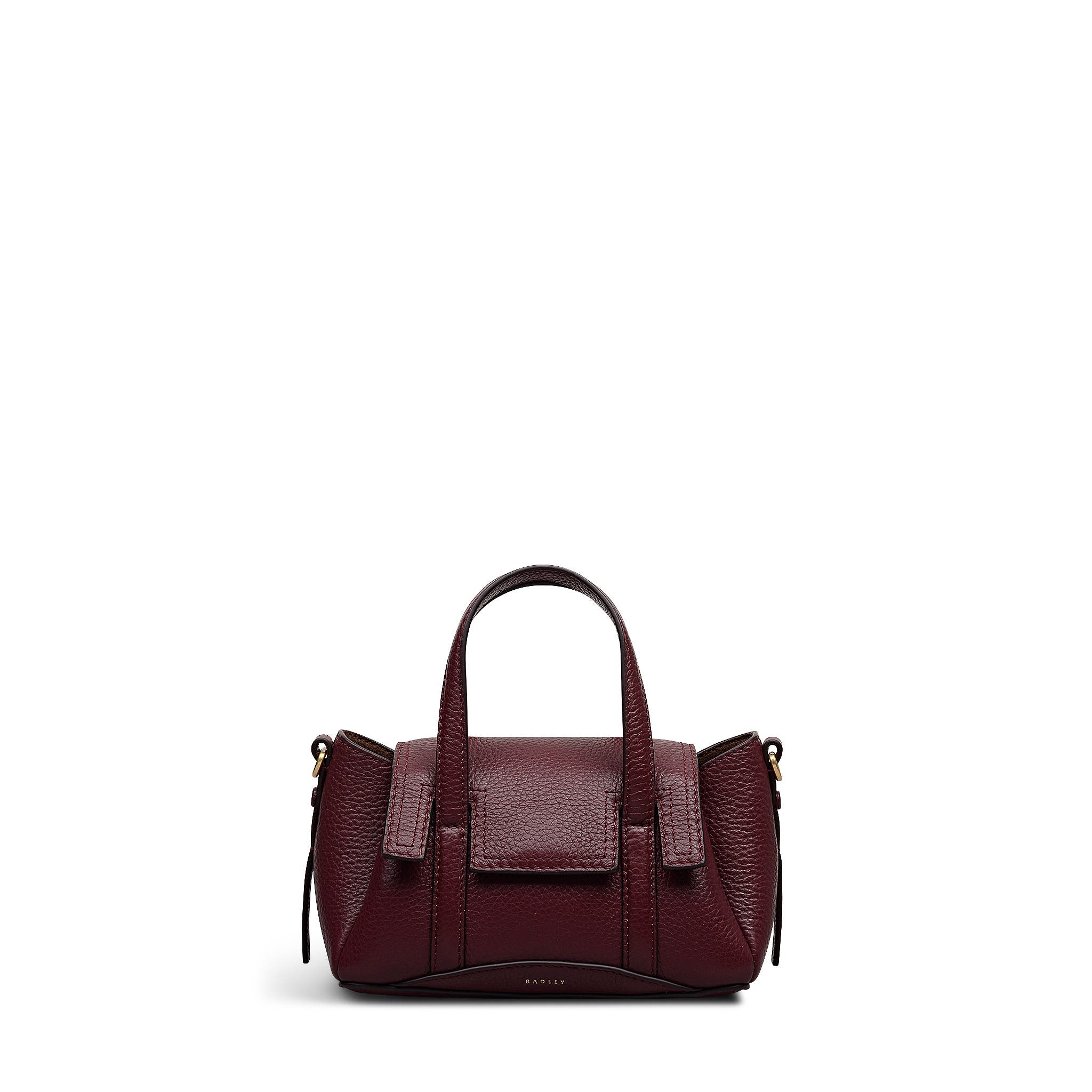 The Chancery Small Flapover Satchel Bag, Alternate, color, Dark Cherry