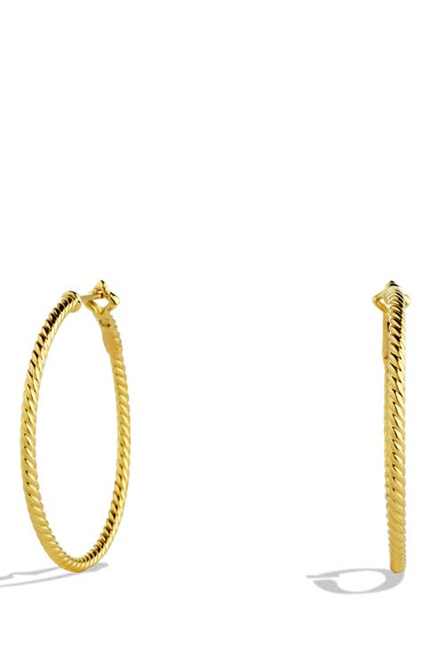 Cable Classics Hoop Earrings