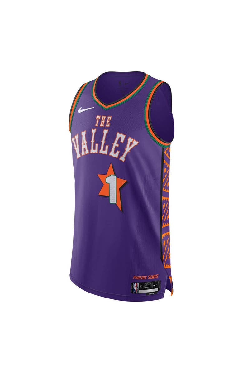 Nike Men's Nike Devin Booker Purple Phoenix Suns 2024/25 Authentic Player Jersey - City Edition, Alternate, color, 