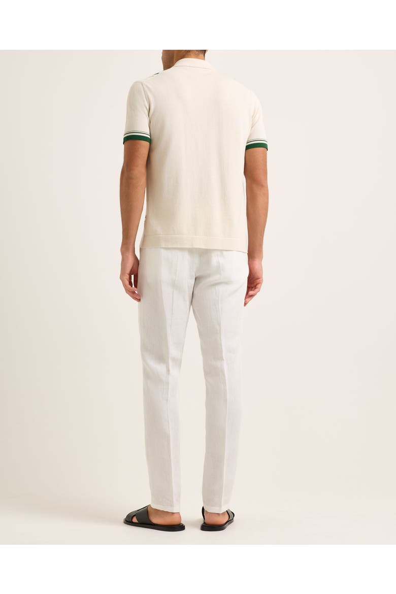 Tiernan Relaxed-Fit Shirt, Alternate, color, White Sand/Tarragon Green