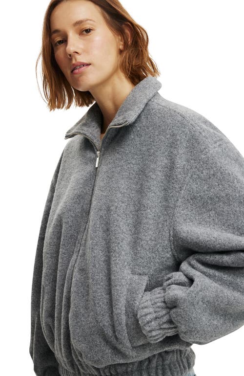 Cotton On Blake Textured Jacket In Gray