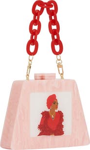 LarAllan Ade Acrylic Dinner Clutch