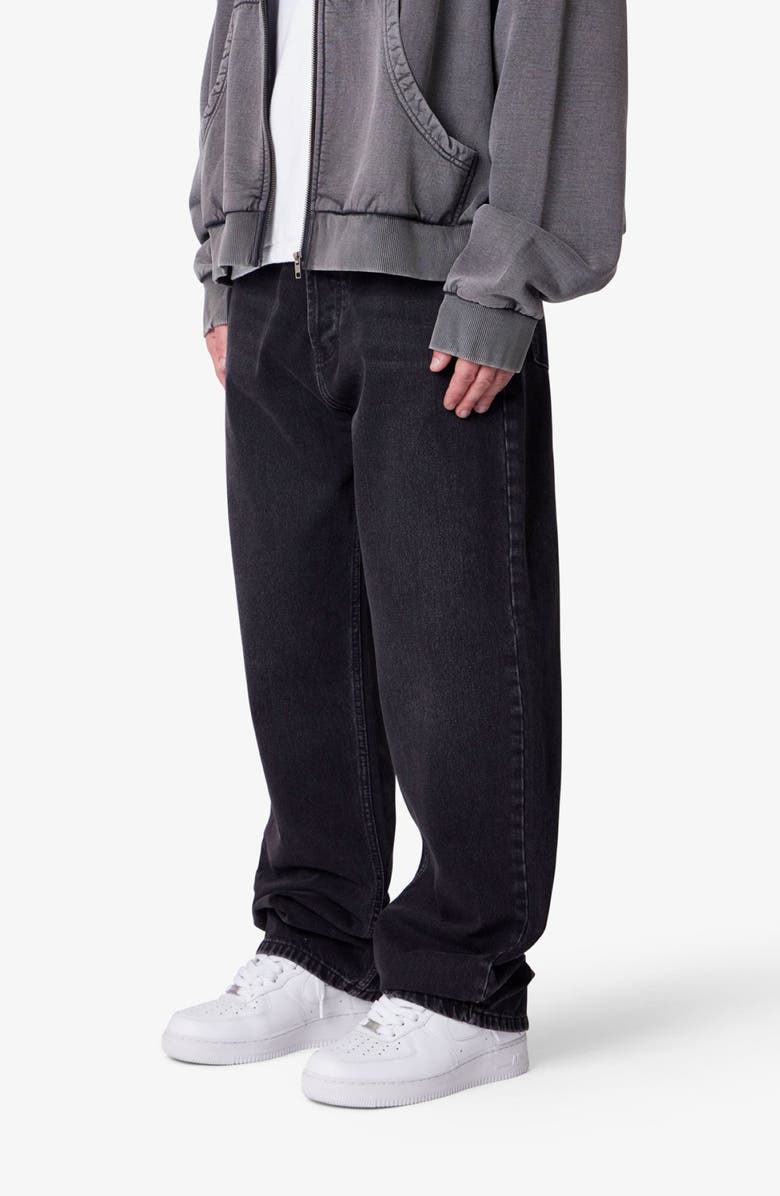 mnml Ultra Baggy Jeans, Alternate, color, Stone Wash Black