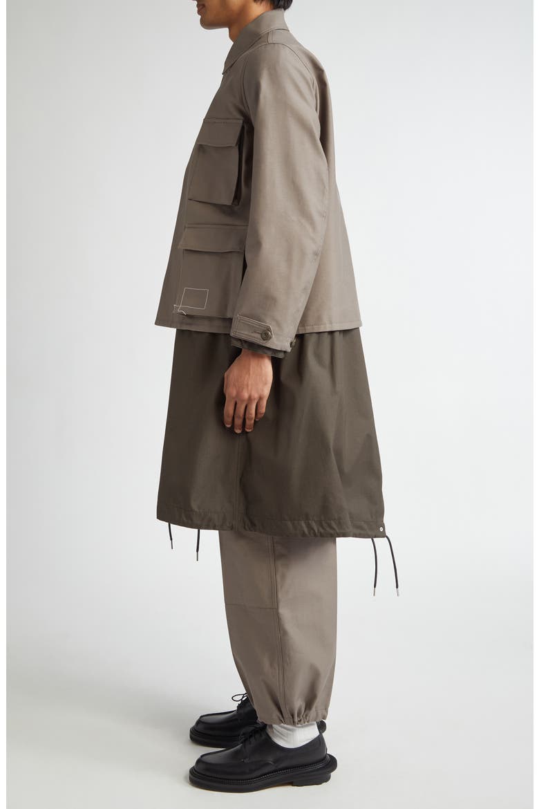 x WTAPS® Layered Mixed Media Coat (Men) | Nordstrom x WTAPS® Layered Mixed Media Coat (Men) | Nordstrom