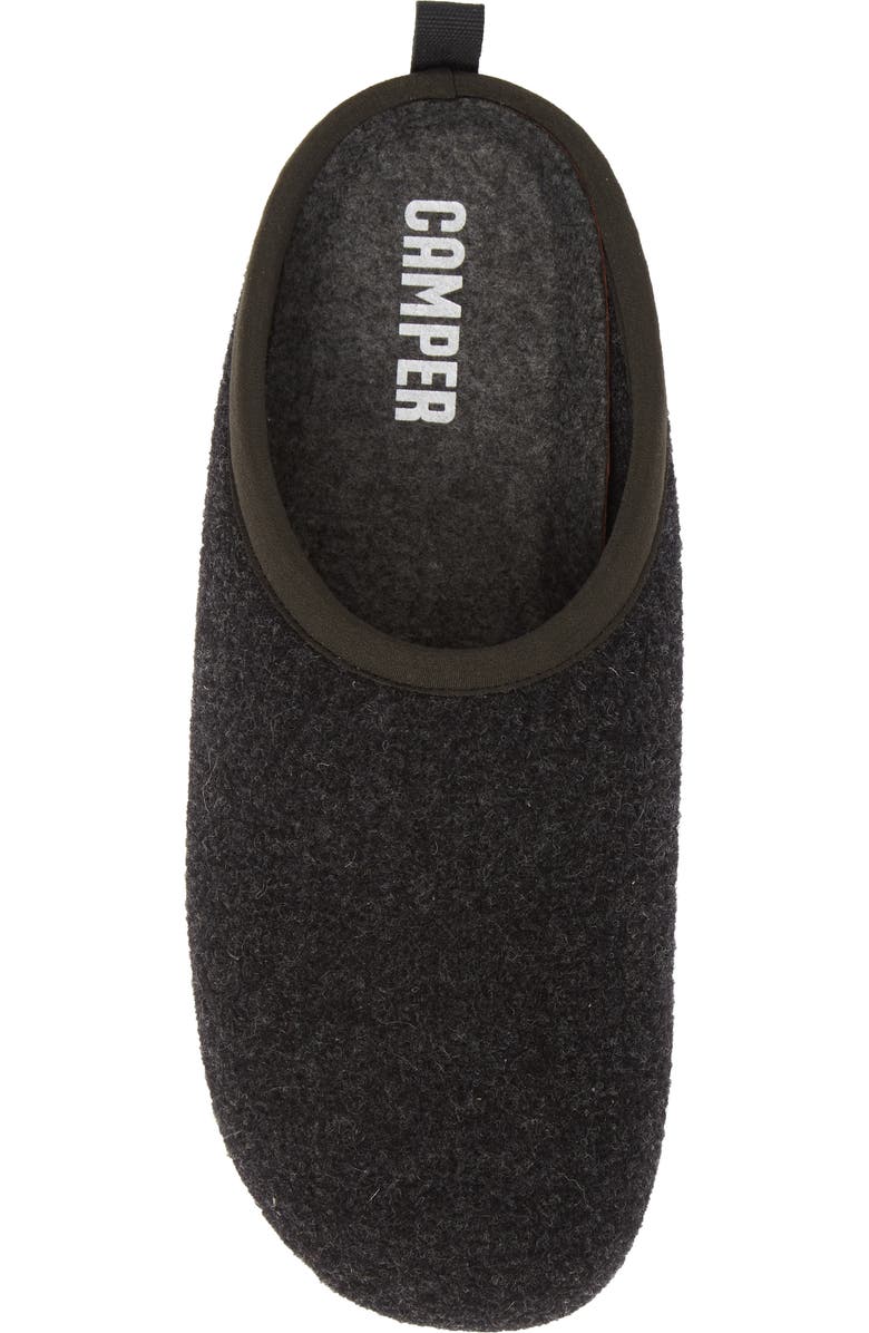 Camper Wabi Wool Slipper, Alternate, color, Dark Grey