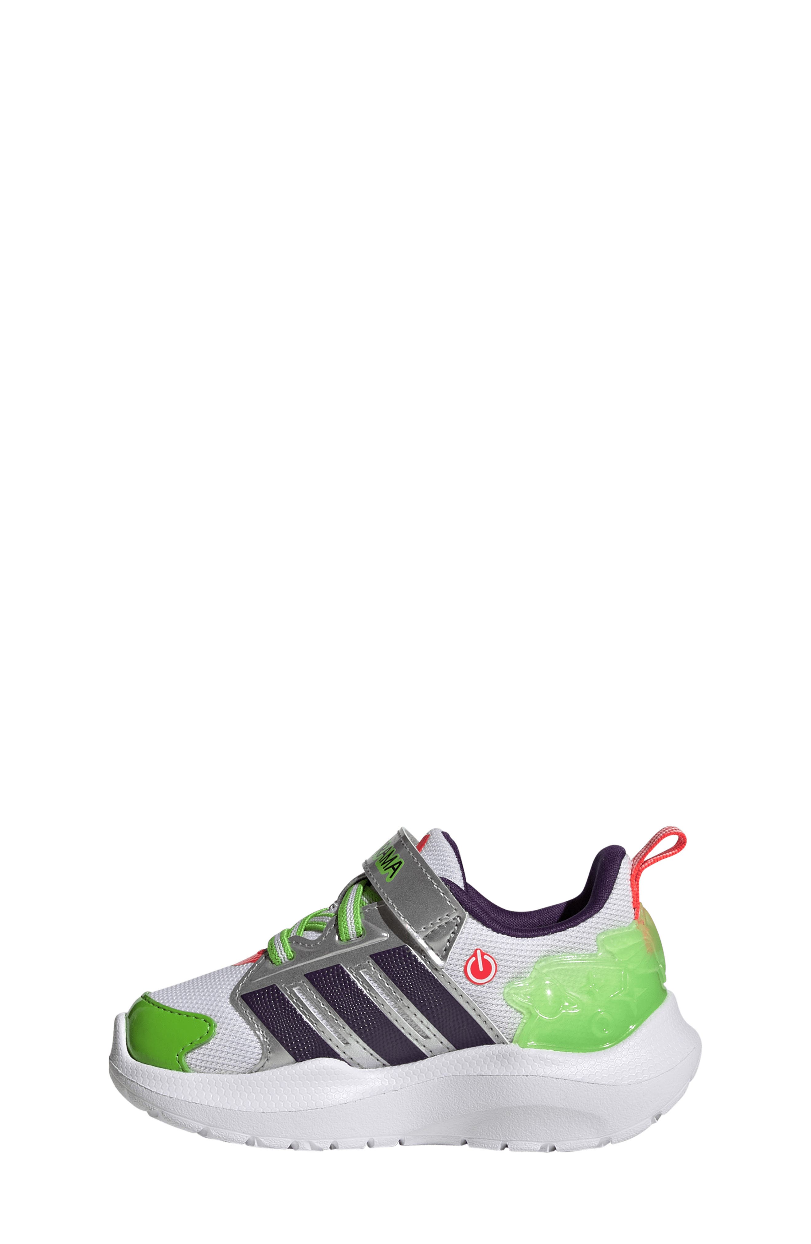 Kids' Disney Pixar Buzz Lightyear Lightorama Runner Sneaker, Alternate, color, WHITE/ VIOLET/ LUCID RED