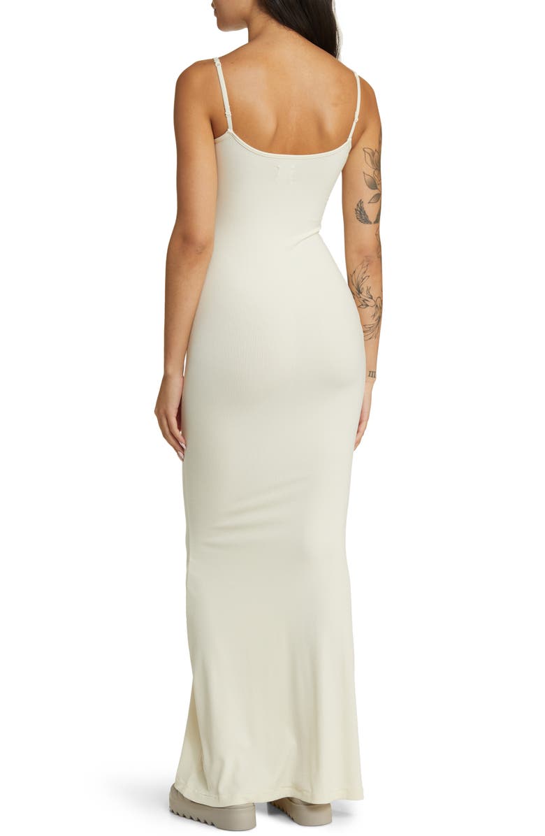 BOYS LIE I Am Not Where You Left Me Rhinestone Embellished Rib Maxi Dress, Alternate, color, 