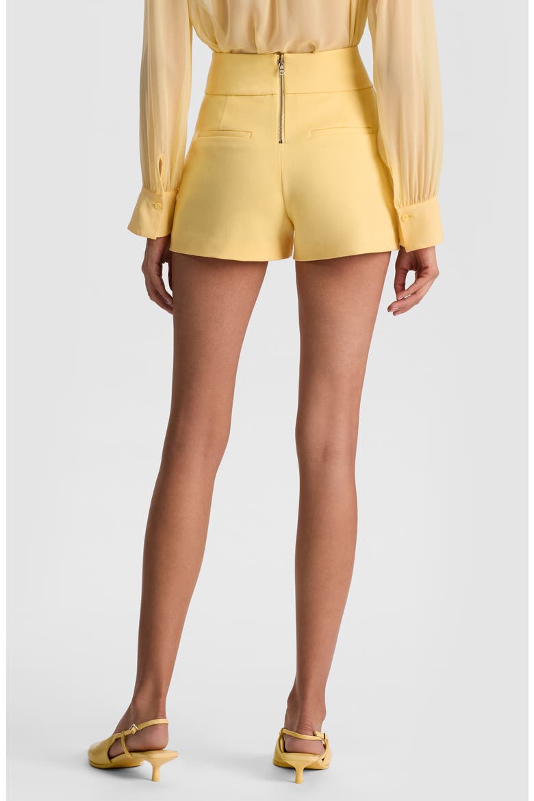 Donald High Waist Shorts, Alternate, color, BUTTER