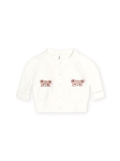 Newborn Peekaboo Hux Cardi
