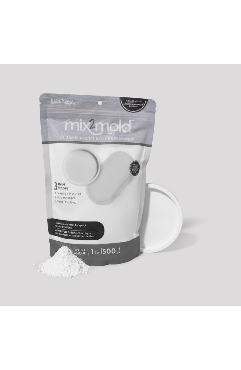 Brea Reese Mix2Mold Ceramic Resin White Powder 1Lb Bag, Alternate, color, Multicolored
