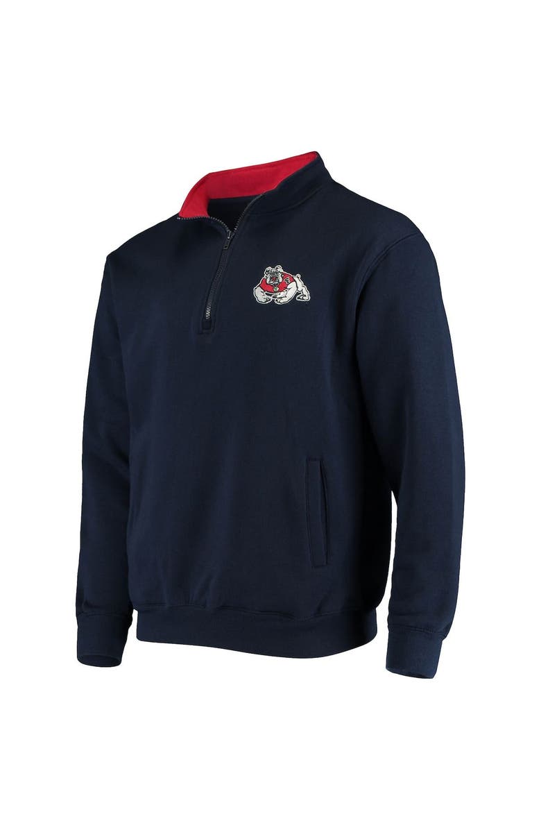 COLOSSEUM Men's Colosseum Navy Fresno State Bulldogs Tortugas Logo Quarter-Zip Jacket, Alternate, color, Navy