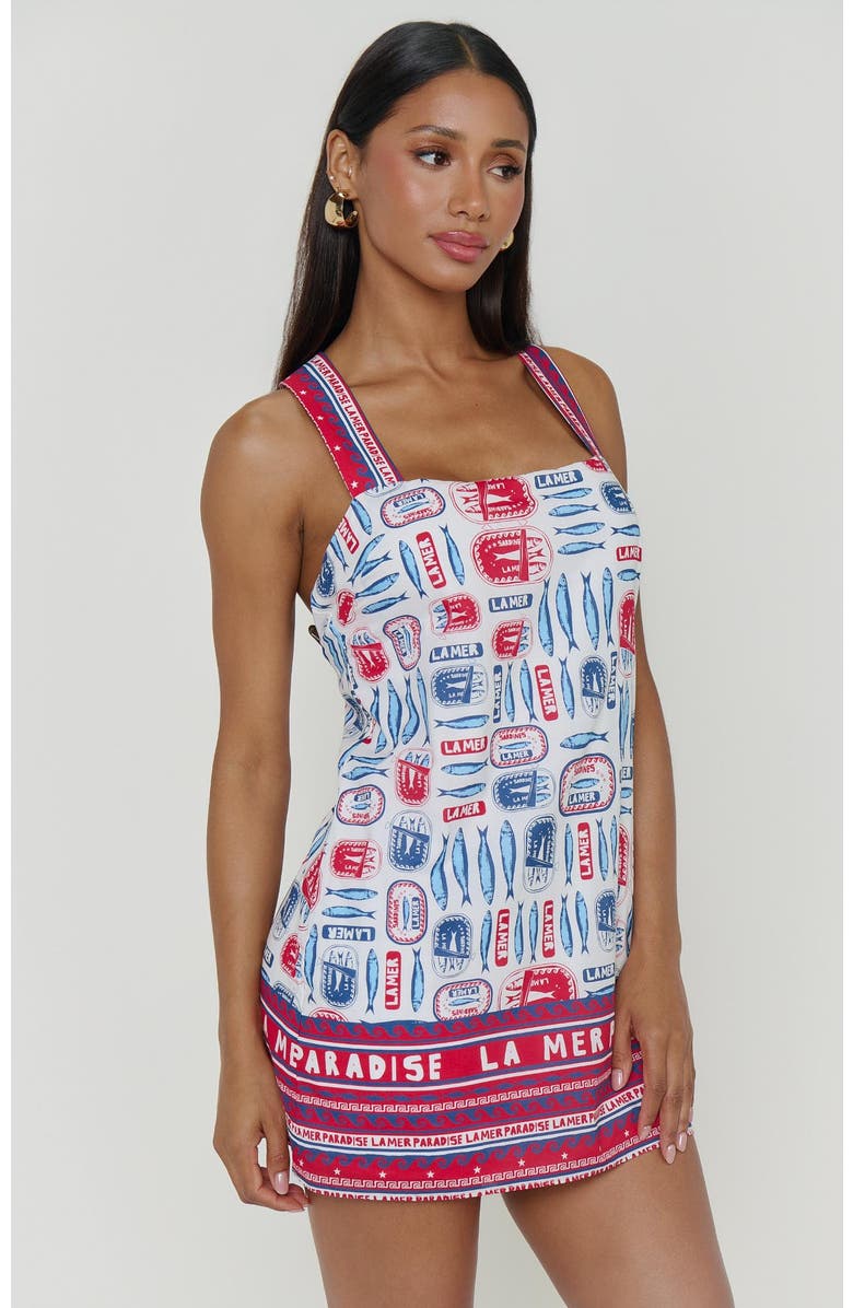 Show Me Your Mumu Detour Mini Dress, Main, color, Sardine Border