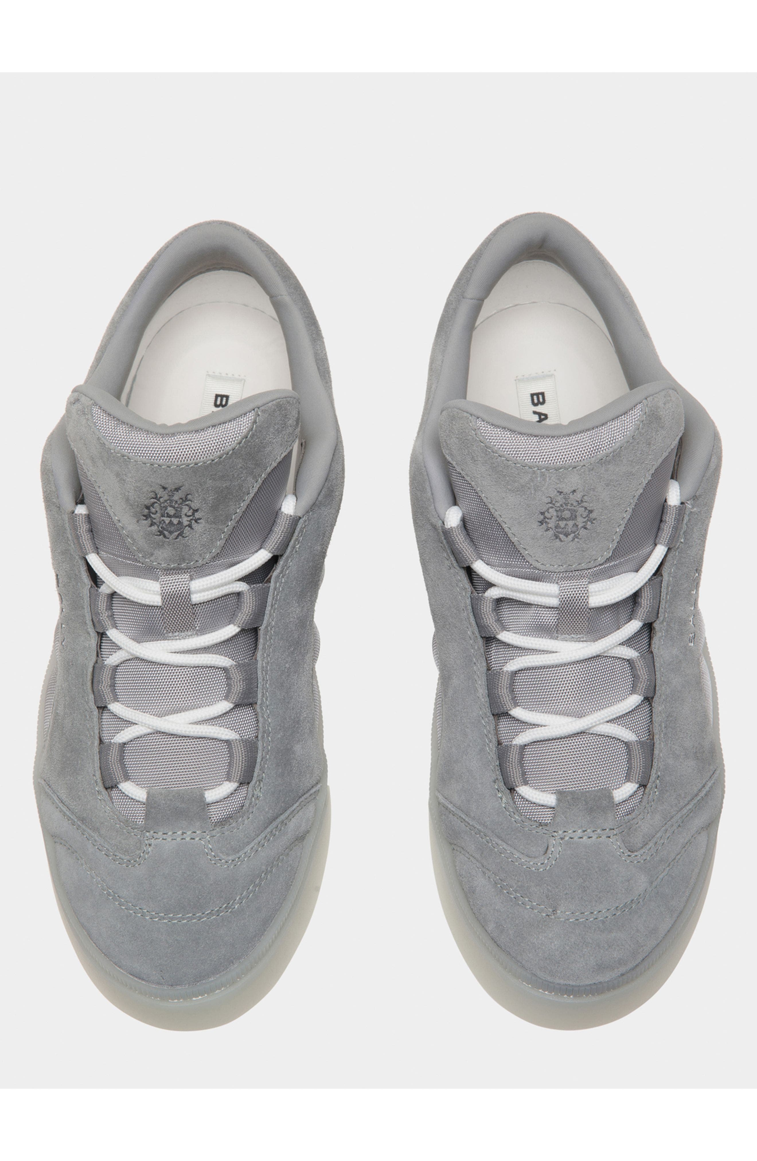 Bally Raise Sneaker in Suede Leather and Nylon, Alternate, color, 