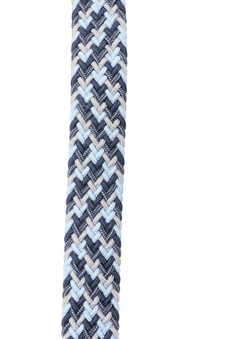 Classic Stretch Braided Belt, Alternate, color, BLUE