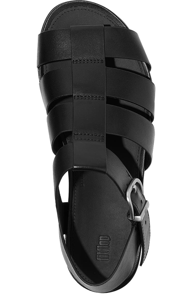 FitFlop Gracie Lea Fisherman Sandals, Alternate, color, Black