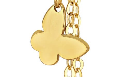 Bony Levy 14k Gold Butterfly Chain Drop Earrings In Gold