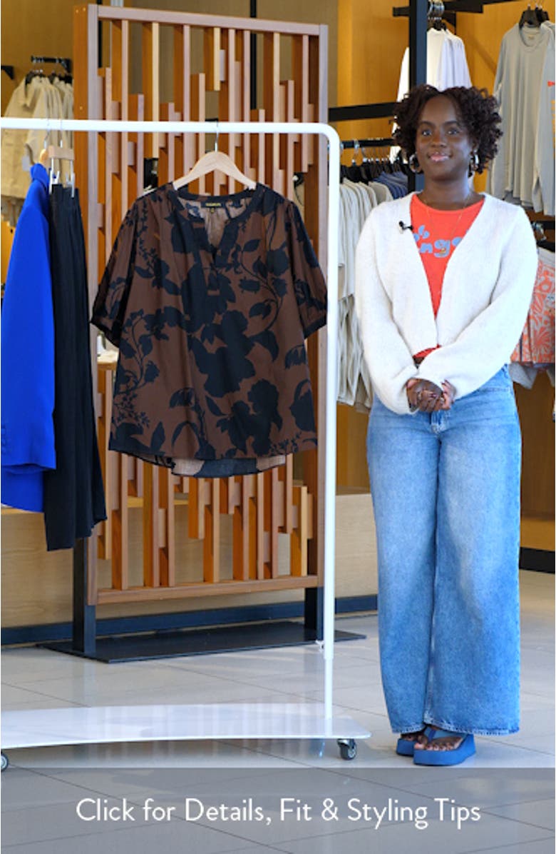 Somerton Floral Cotton Top, sales video thumbnail