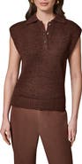 Donna Karan New York Sleeveless Polo Sweater