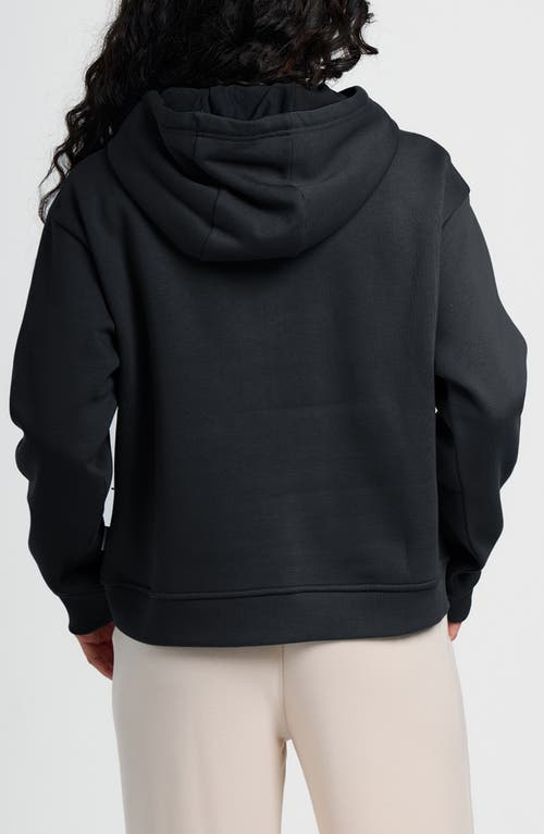 Free Fly Northcoast Fleece Half Zip Hoodie In Black