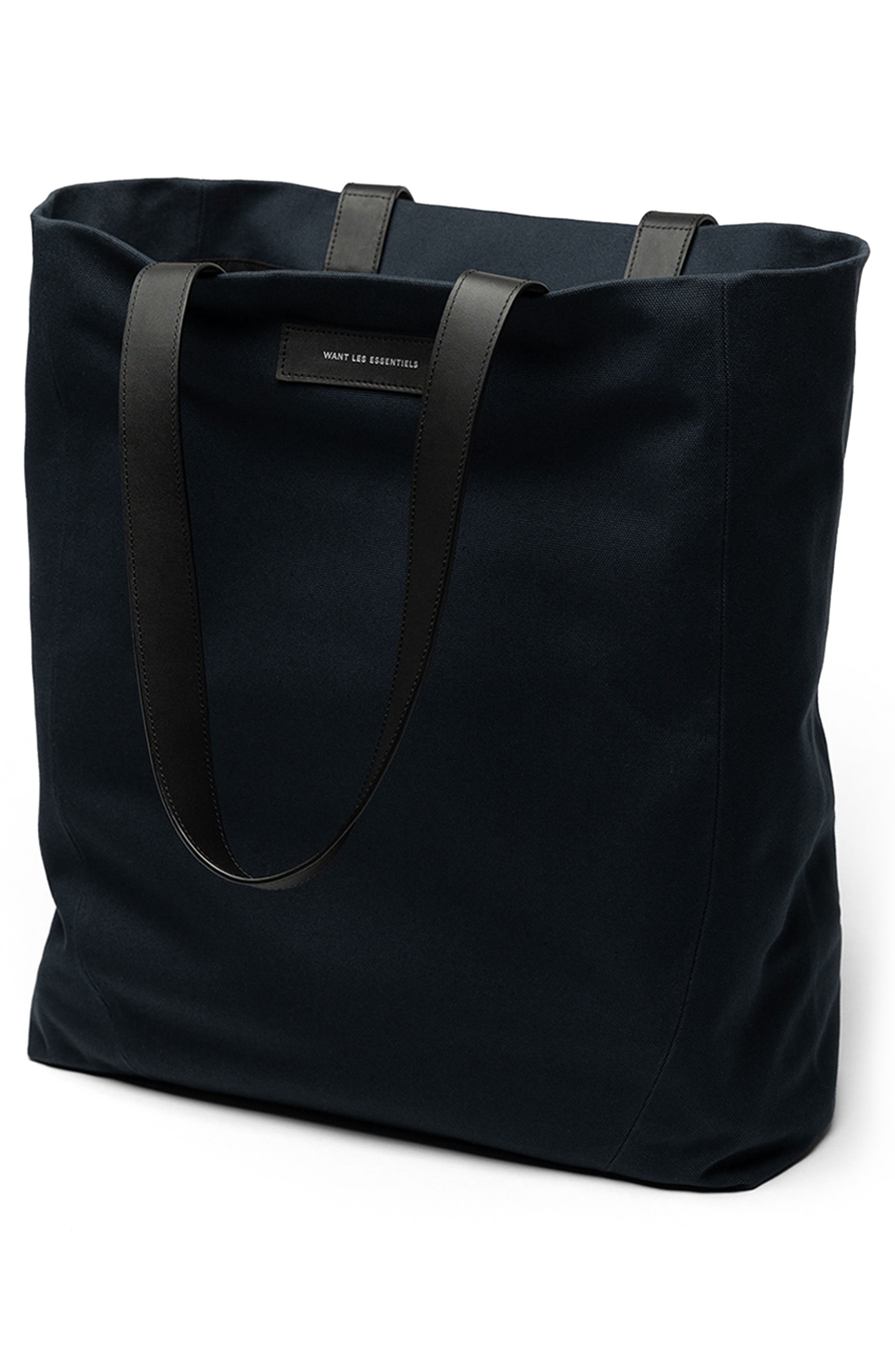 Kenora Organic Cotton Canvas Tote, Alternate, color, NAVY