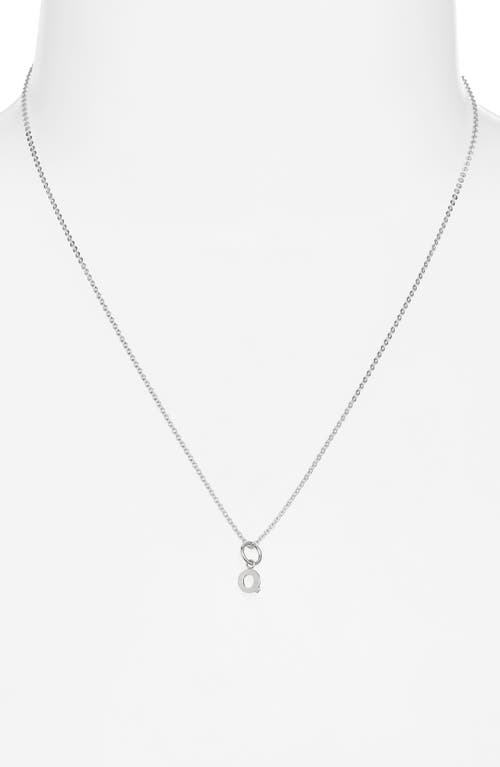 Nashelle Initial Pendant Necklace In Sterling Silver - Q