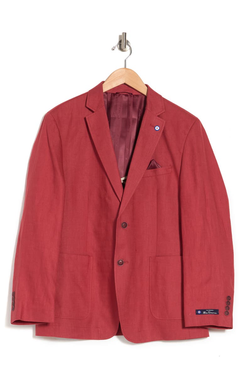 Ben Sherman Linen Jacket, Main, color, 