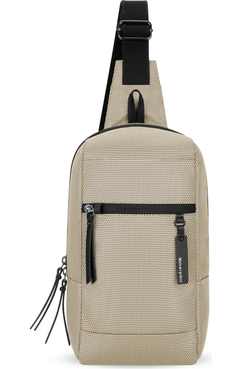 Sherpani Metro Anti Theft Travel Sling Bag Backpack, Main, color, Straw