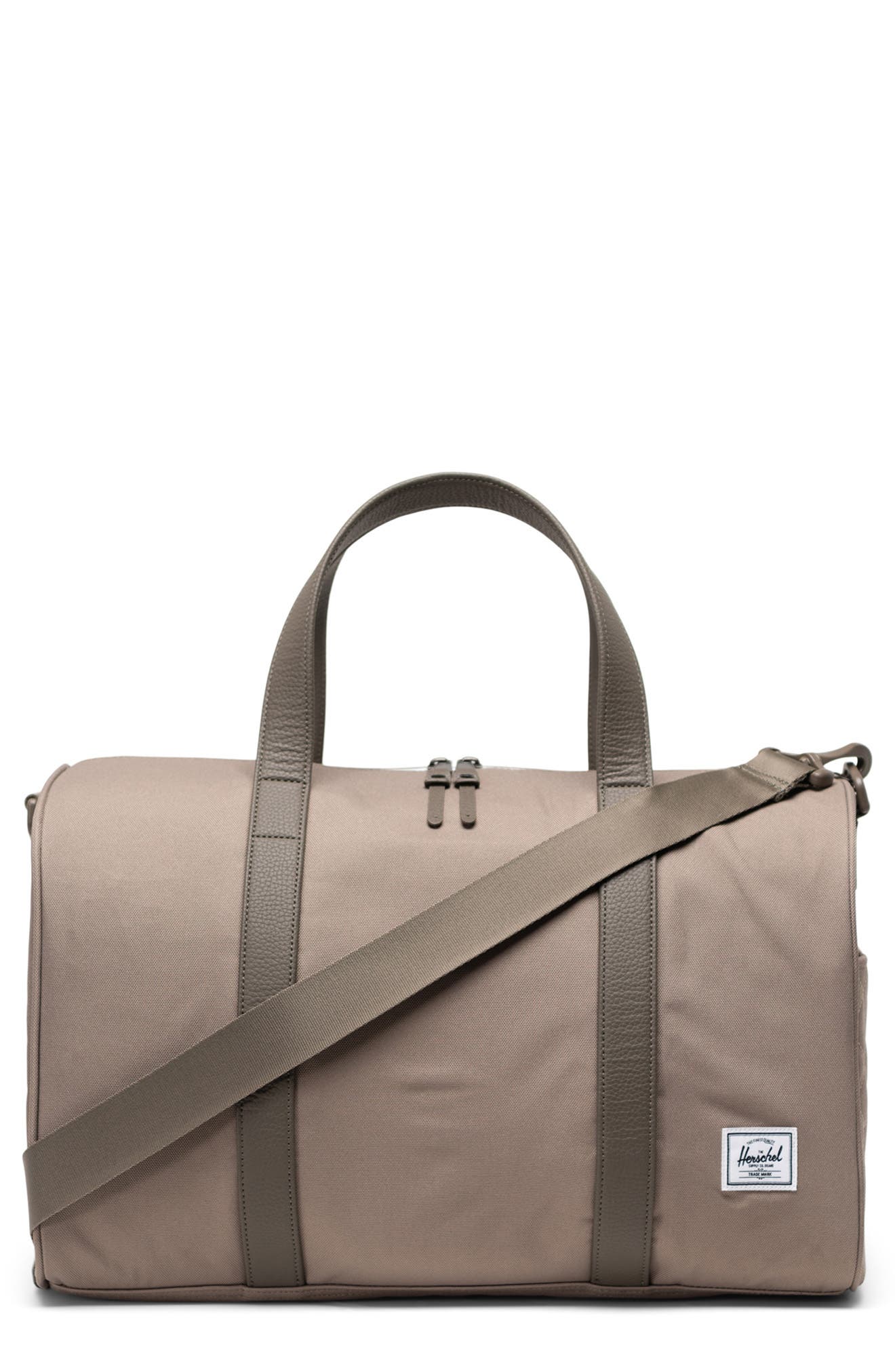 Herschel Supply Co. Novel Water Resistant Recycled Polyester Carry-On Duffle Bag, Main, color, 