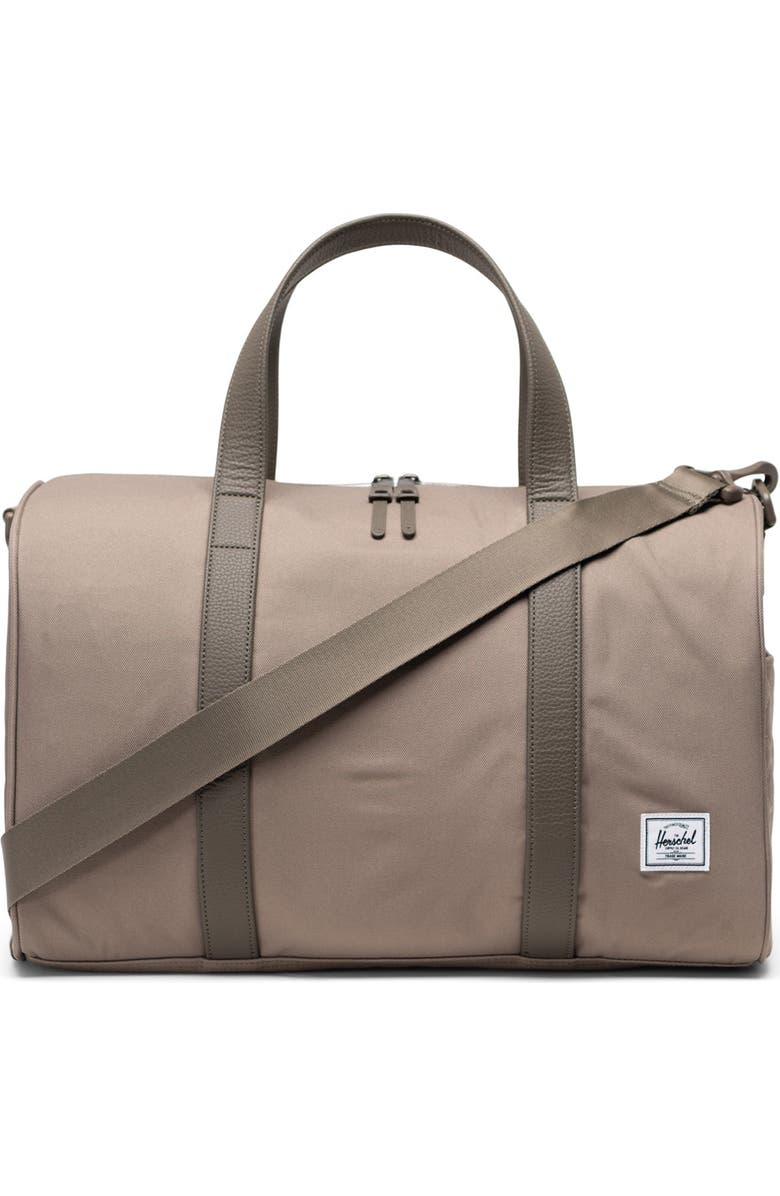 Herschel Supply Co. Novel Water Resistant Recycled Polyester Carry-On Duffle Bag, Main, color,