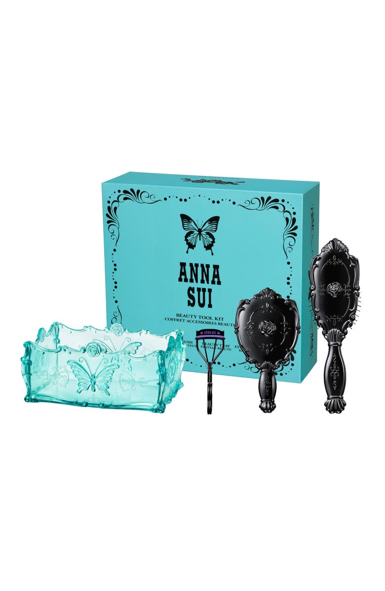 Anna Sui Beauty Tool Kit, Main, color, Blue