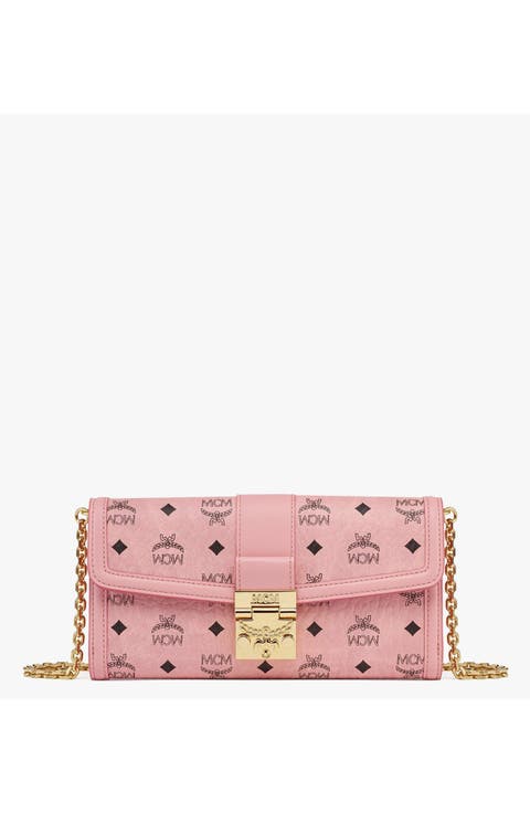 Tracy Chain Wallet in Visetos
