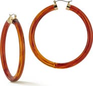 SPHERA MILANO Large Round Hoop Earrings