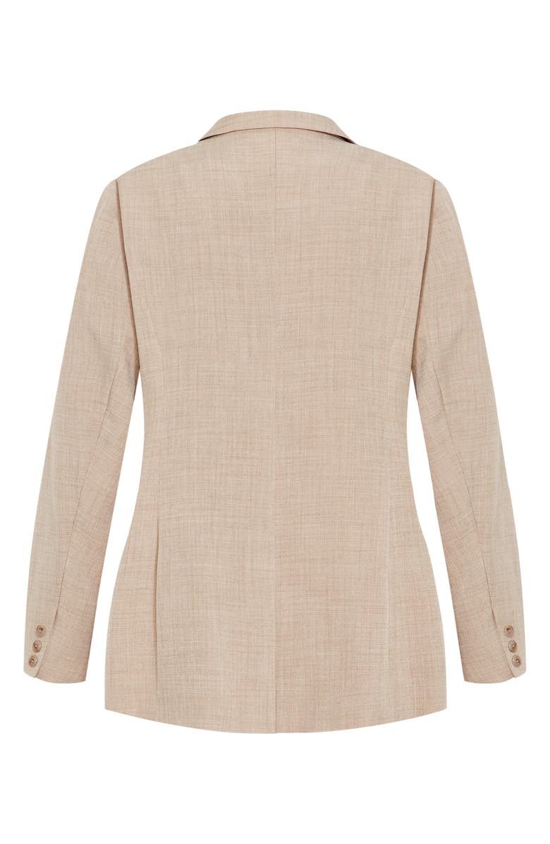 City Chic Blakely Blazer, Alternate, color, Latte