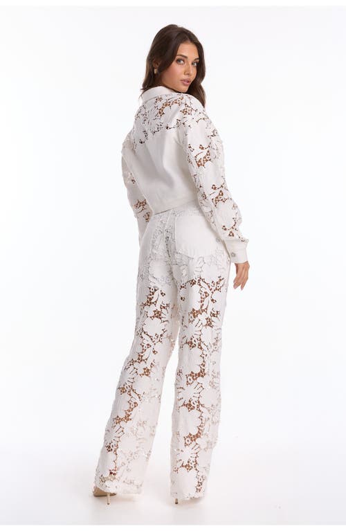 The Noli Shop Celeste High Rise Jean In White