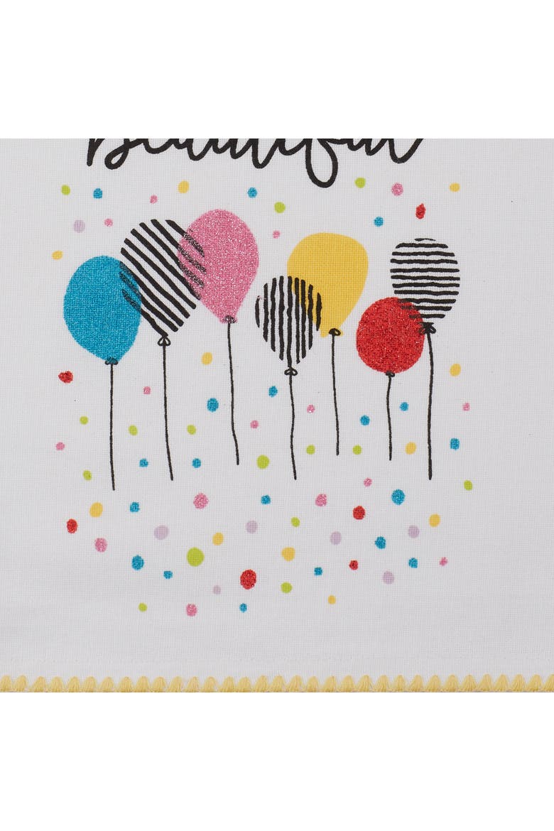 Happy Birthday Embellished Assorted Dishtowel Set/3, Alternate, color, Happy Birthday