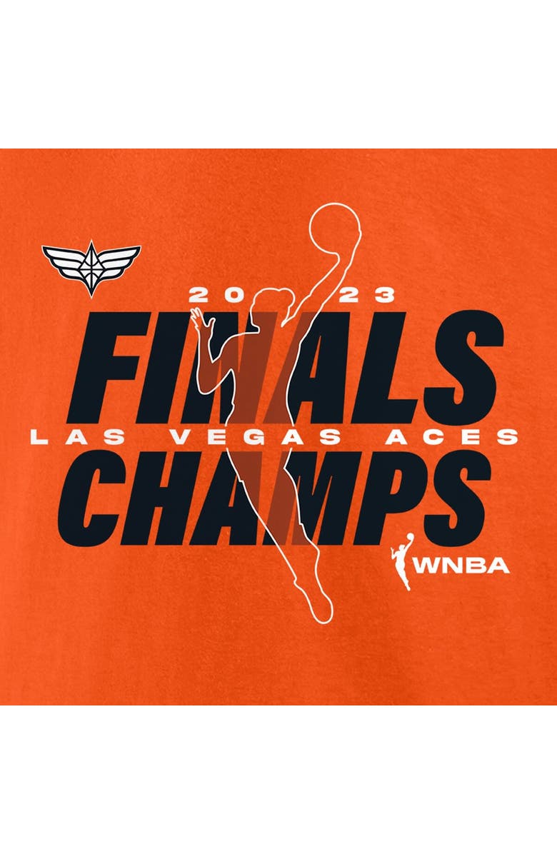 FANATICS Unisex Fanatics Branded Orange Las Vegas Aces 2023 WNBA Finals Champions Signature T-Shirt, Alternate, color,