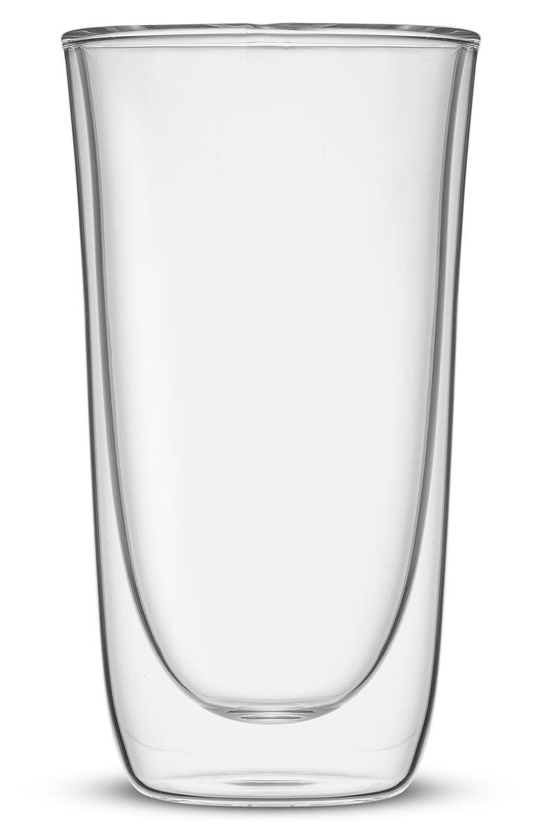 JoyJolt Set of 2 Spike Beverage Glasses, Main, color, Clear