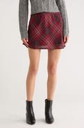 All in Favor Plaid Miniskirt