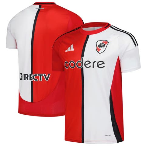 Men's adidas  White/Red Club Atlético River Plate 2024/25 Third Replica Jersey