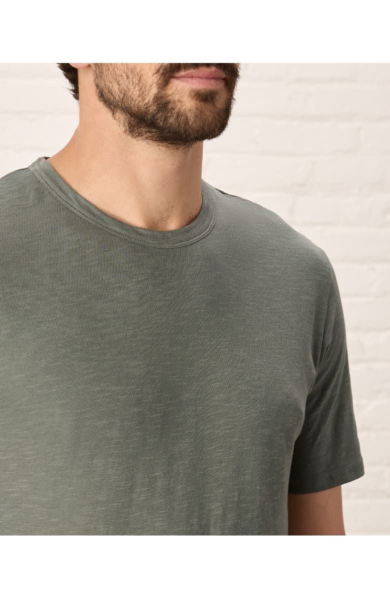 Pact Organic Cotton Featherweight Slub Crew Tee, Alternate, color, Castor Grey